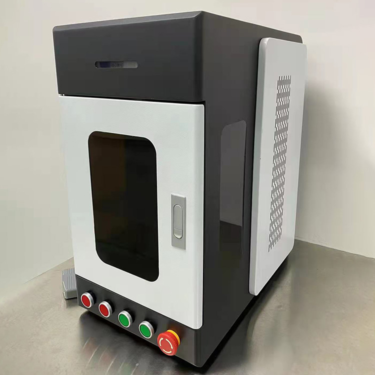 Vedlagt glassplast 355nm 5W UV-lasermerkingsmaskin